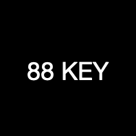 Black color swatch 88 key